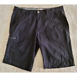 Original Weatherproof Vintage Mens Trail Cargo Shorts Size 36 Black